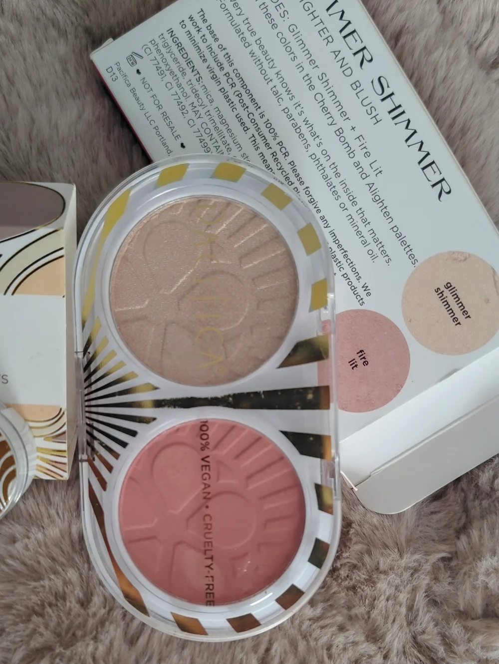 Pacifica Eyeshadow Highlight & Blush Palettes Duo